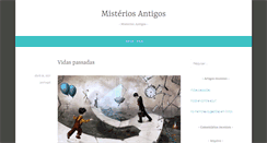 Desktop Screenshot of misteriosantigos.com