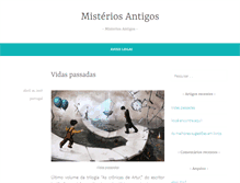 Tablet Screenshot of misteriosantigos.com